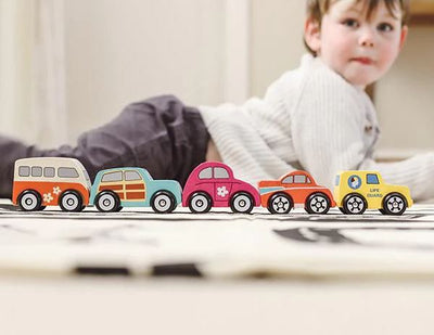 DISCOVEROO  - BEACH CAR SET ( SET OF 5 ) - Toyworld Frankston