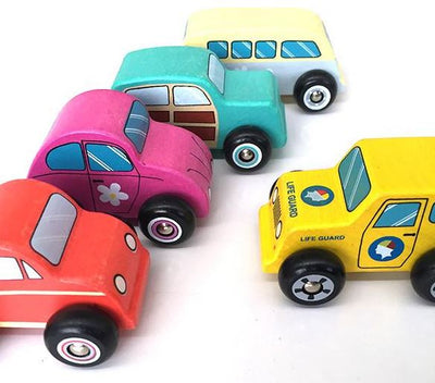 DISCOVEROO  - BEACH CAR SET ( SET OF 5 ) - Toyworld Frankston