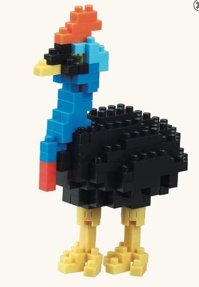 NANOBLOCK - CASSOWARY - Toyworld Frankston