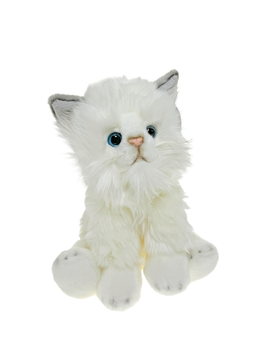 COTTON CANDY 30CM  WHITE CAT - Toyworld Frankston