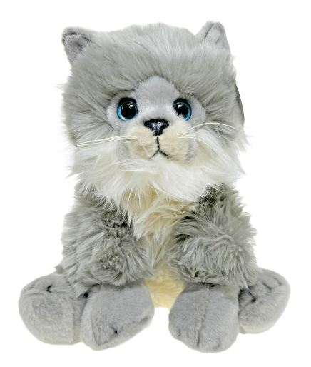 COTTON CANDY 30CM  GREY CAT - Toyworld Frankston
