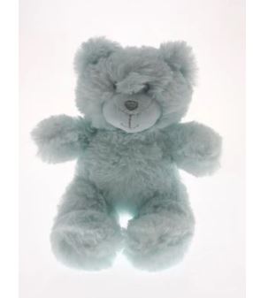 27CM PLUSH BEAR - BLUE - Toyworld Frankston