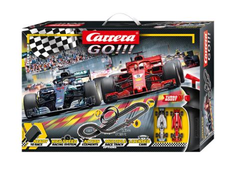 CARRERA GO SLOT CAR SETS 1:43 SPEED GRIP FORMULA 1 5.3M TRACK - Toyworld Frankston