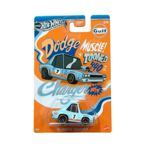 HOT WHEELS TOONED GULF - '70 DODGE CHARGER - Toyworld Frankston