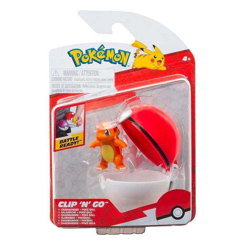 POKEMON CLIP 'N' GO - CHARMANDER - Toyworld Frankston