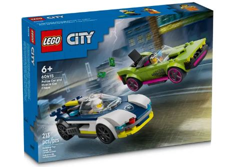 LEGO 60415 POLICE CAR AND MUSCLE CAR CHASE - Toyworld Frankston
