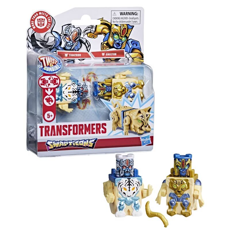 TRANSFORMERS SWAPTICONS - TIGATRON & CHEETOR - Toyworld Frankston