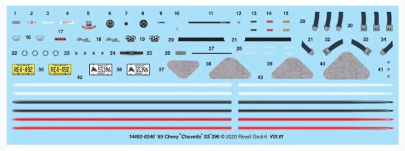 REVELL '69 CHEVELL SS 396 1:35