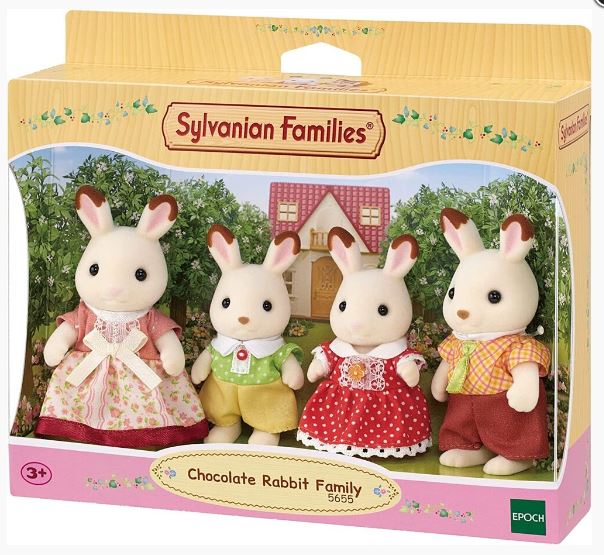 SYLVANIAN FAMILIES - CHOCOLATE RABBIT FAMILY - Toyworld Frankston