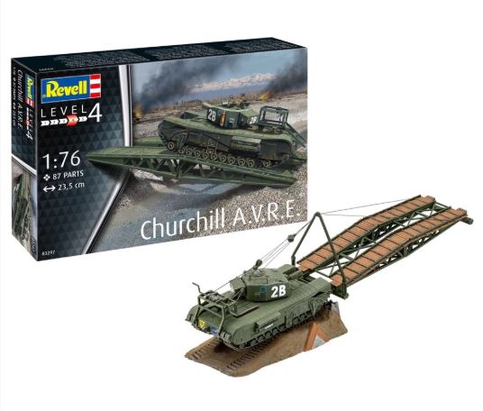 REVELL STARTER KIT 1/72 CHURCHILL A.V.R.E. - Toyworld Frankston