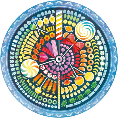 RAVENSBURGER 17350 1 CIRCLE OF COLORS - CANDY 500 PIECE PUZZLE - Toyworld Frankston