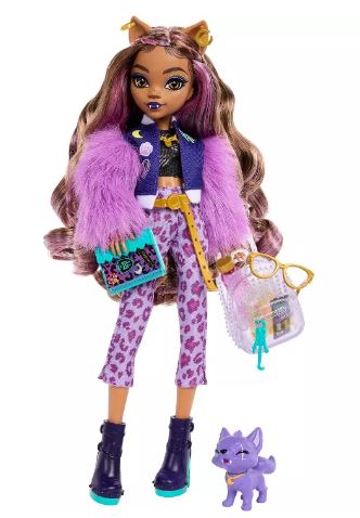 MONSTER HIGH - CLAWDEEN WOLF WITH PET AND ACCESSORIES - Toyworld Frankston