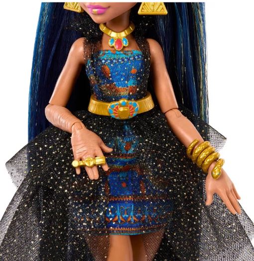 MONSTER HIGH CLEO DE NILE IN  MONSTER BALL PARTY DRESS