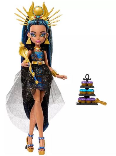 MONSTER HIGH CLEO DE NILE IN  MONSTER BALL PARTY DRESS