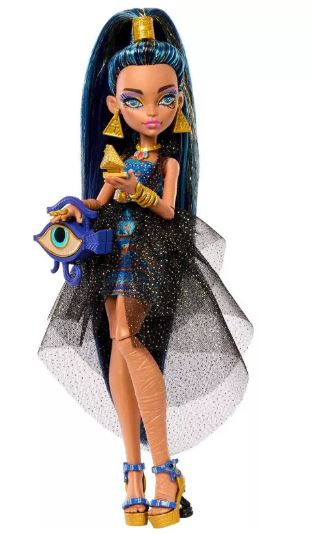 MONSTER HIGH CLEO DE NILE IN  MONSTER BALL PARTY DRESS