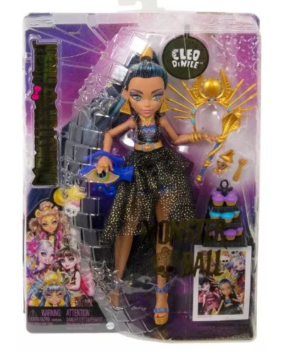MONSTER HIGH CLEO DE NILE IN  MONSTER BALL PARTY DRESS