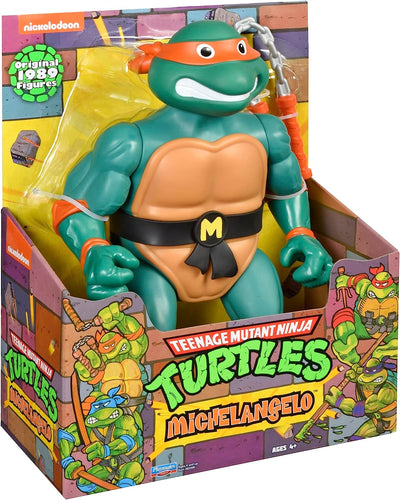 TEENAGE MUTANT NINJA TURTLES - CLASSIC 12 INCH GIANT FIGURE - MICHELANGELO - Toyworld Frankston