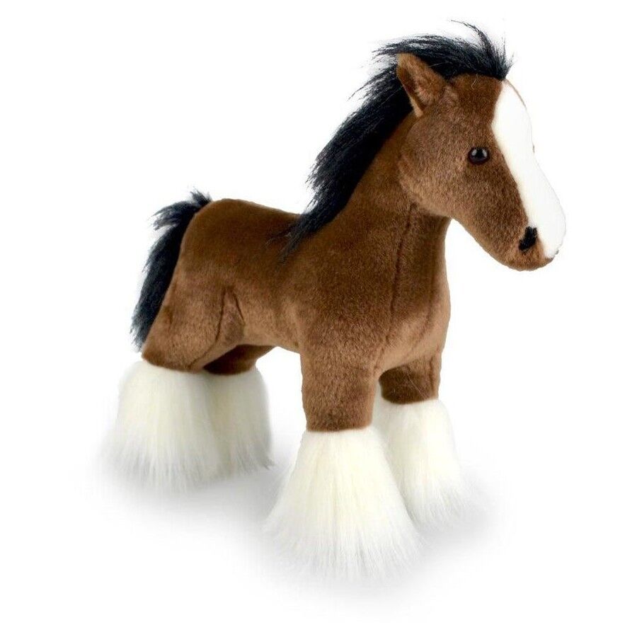 KORIMCO CLYDESDALE HORSE 30CM PLUSH - Toyworld Frankston