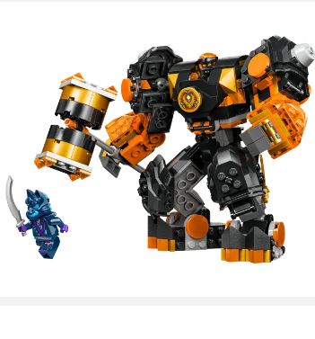 LEGO 71806 NINJAGO - COLES ELEMENTAL EARTH MECH - Toyworld Frankston