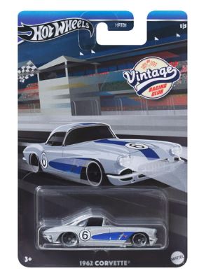HOT WHEELS VINTAGE RACING CLUB - 1962 CORVETTE - Toyworld Frankston