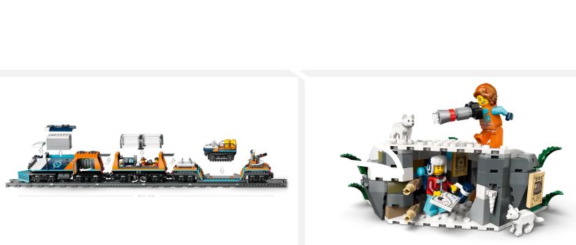 LEGO 60470 CITY - EXPLORERS' ARCTIC POLAR EXPRESS TRAIN