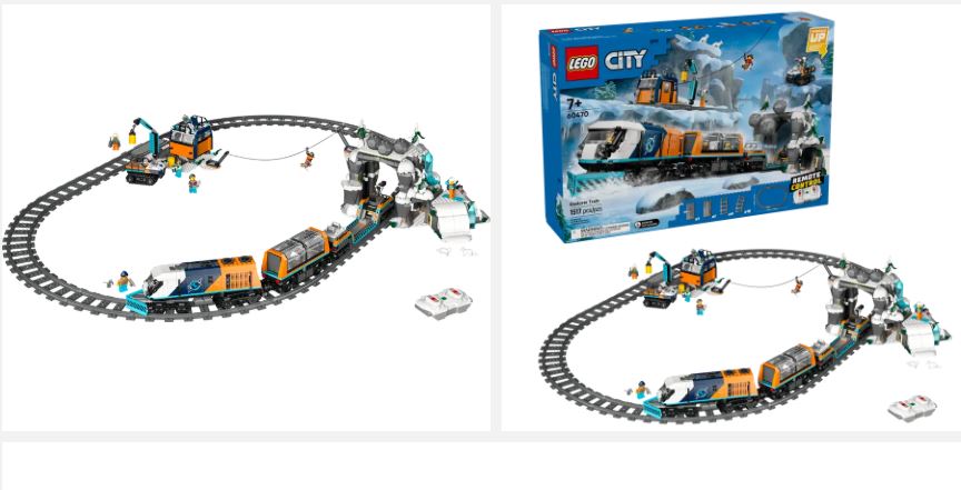 LEGO 60470 CITY - EXPLORERS' ARCTIC POLAR EXPRESS TRAIN