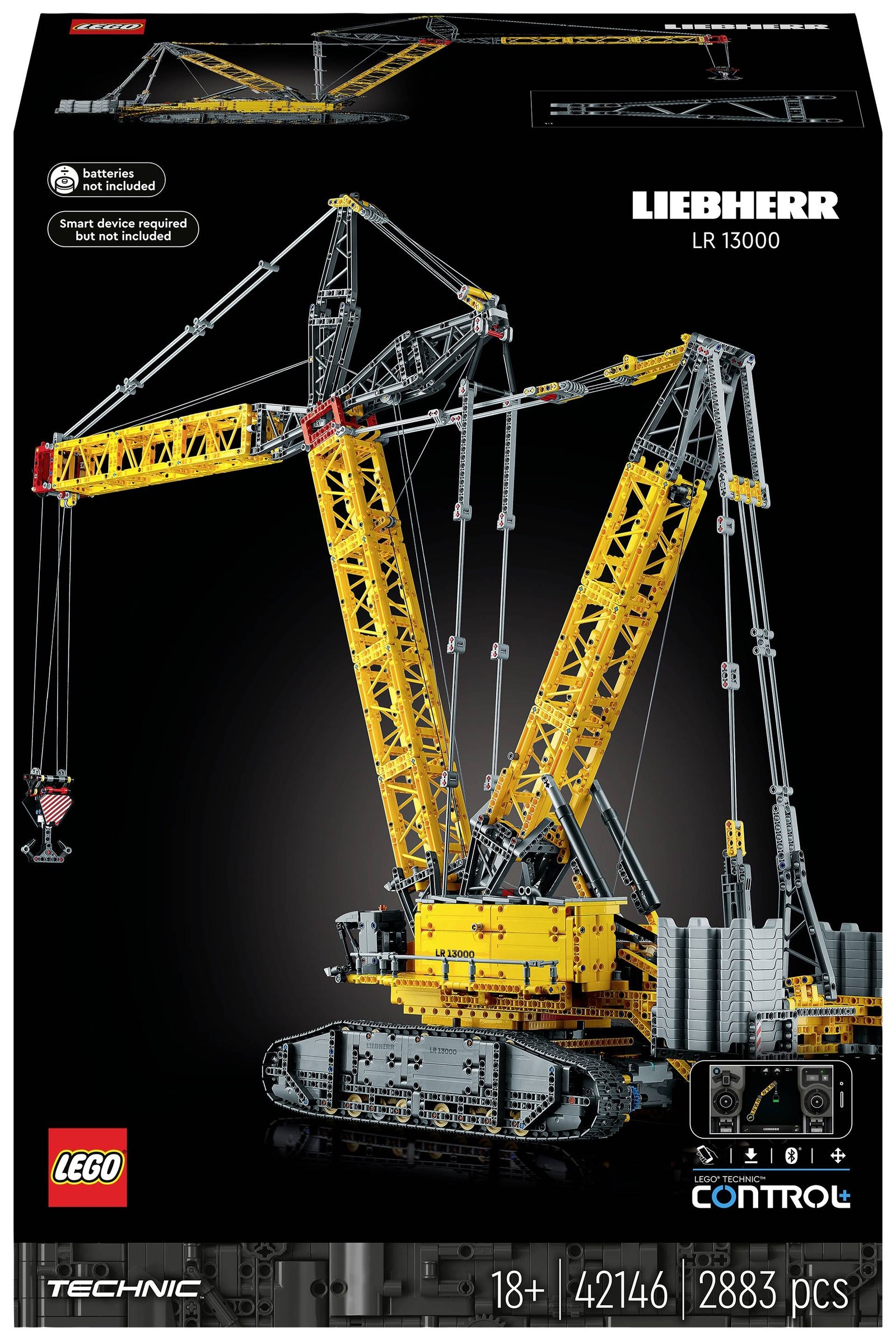 LEGO TECHNIC 42146 LIEBHERR CRAWLER CRANE LR 13000 - Toyworld Frankston