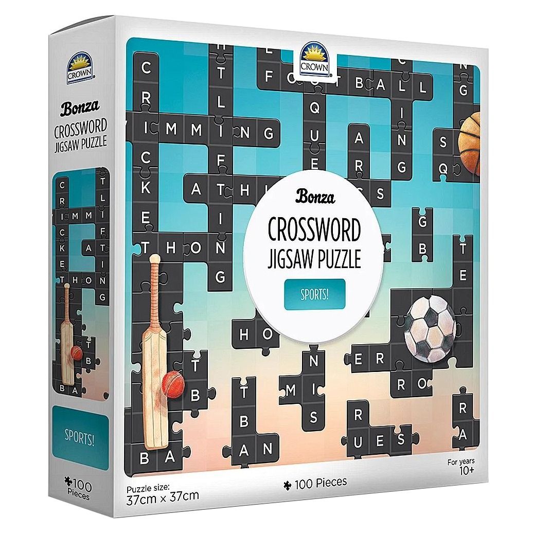 CROWN CROSSWORD JIGSAW PUZZLES - ASSORTMENT - Toyworld Frankston