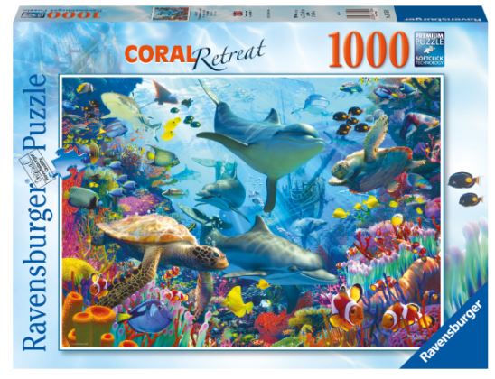 RAVENSBURGER 175505 - CORAL RETREAT - 1000 PIECE - Toyworld Frankston