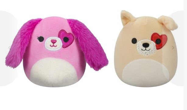 SQUISHMALLOW 7.5 INCH - VALENTINE BFF PAIRS - SAGER AND COOPER - Toyworld Frankston