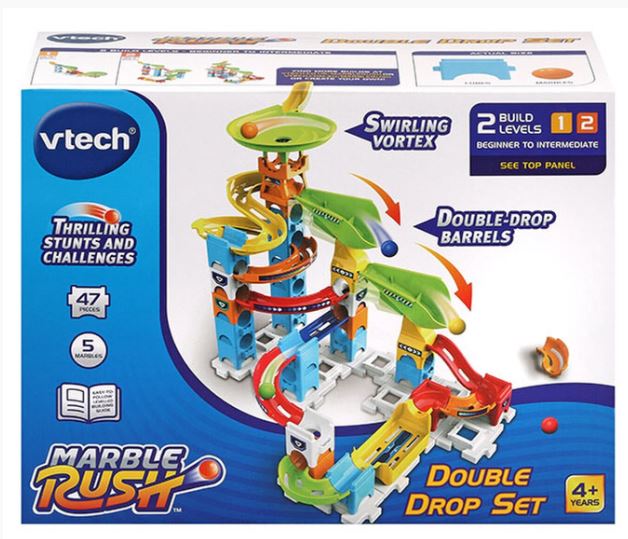 VTECH MARBLE RUSH DOUBLE DROP SET MINI SET - Toyworld Frankston