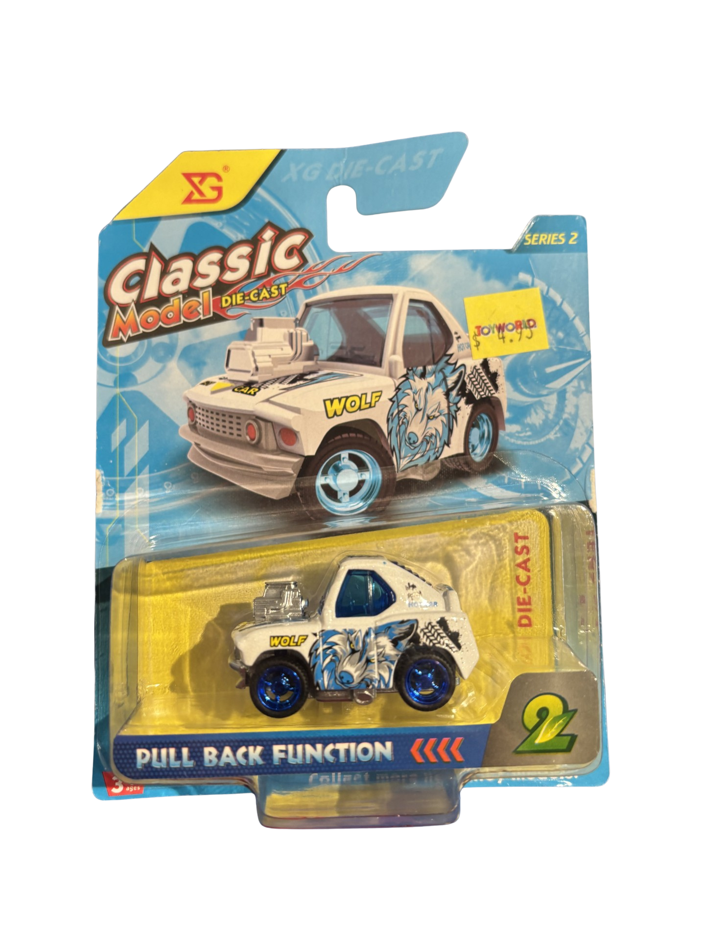 CLASSIC MODEL DIE-CAST PULLBACK SERIES 1 - WOLF