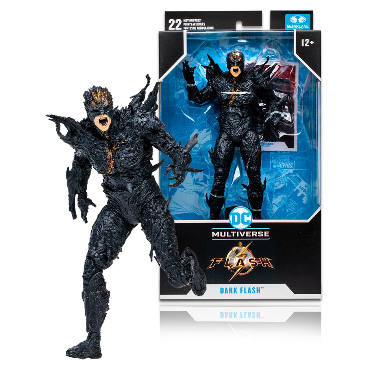 DC THE FLASH MOVIE - 7 INCH FIGURE - DARK FLASH - Toyworld Frankston