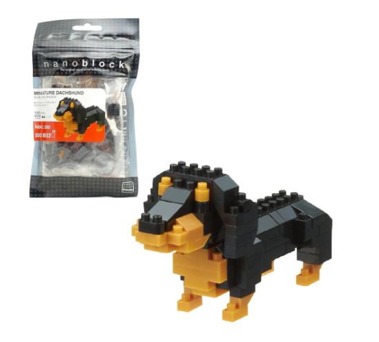 NANOBLOCK - MINIATURE DACHSHUND - Toyworld Frankston