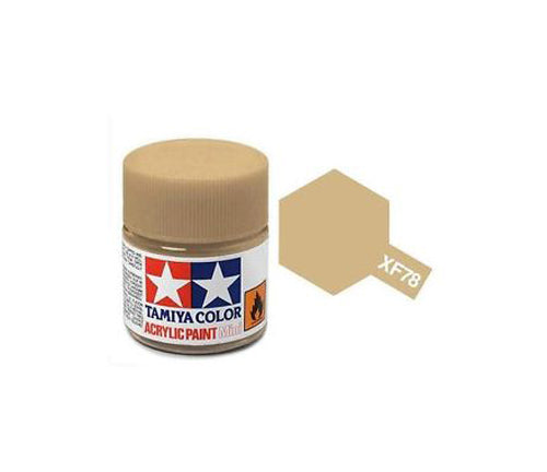 TAMIYA ACRYLIC PAINT MINI XF-78 WOODEN DECK TAN - Toyworld Frankston