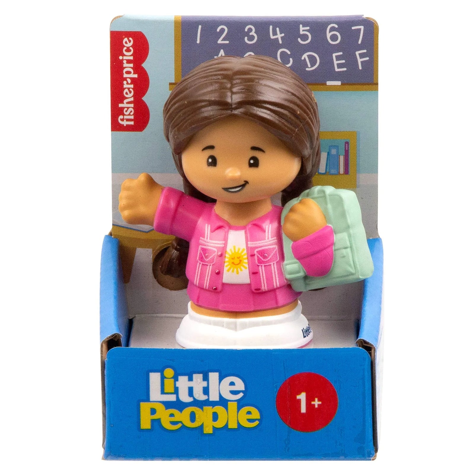 FISHER PRICE - LITTLE PEOPLE GIRL IN PINK DENIM - Toyworld Frankston