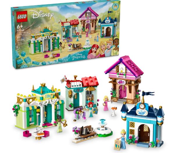 LEGO 43246 DISNEY PRINCESS MARKET ADVENTURE - Toyworld Frankston