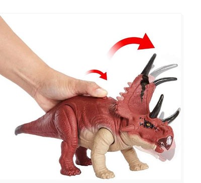 JURASSIC WORLD DIABLOCERATOPS ROARING DINO TRACKERS FIGURE - Toyworld Frankston