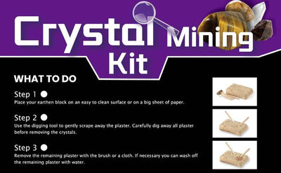 KURIOUS KIDZ CRYSTAL MINING KIT