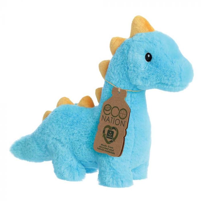 ECO NATION DIPPER THE BLUE AND ORANGE DIPLODOCUS SOFT TOY - Toyworld Frankston