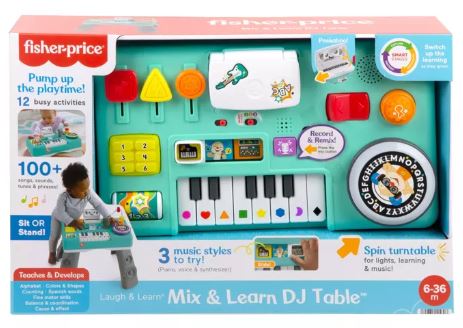 FISHER PRICE - MIX AND LEARN DJ TABLE - Toyworld Frankston