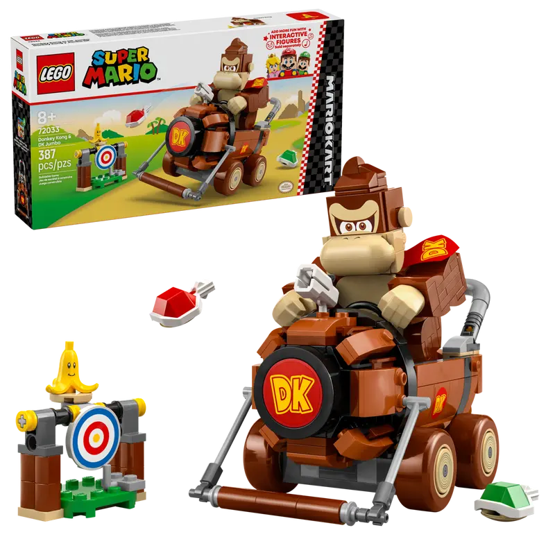 LEGO 72033 SUPER MARIO MARIO KART – DONKEY KONG & DK JUMBO - Toyworld Frankston