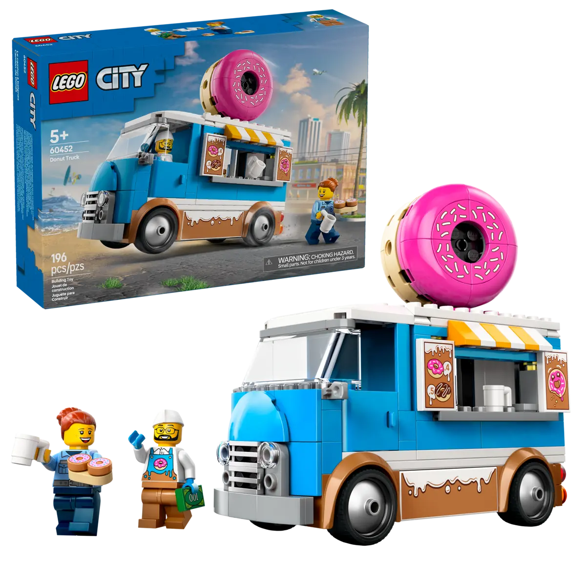 LEGO CITY 60452 DONUT TRUCK - Toyworld Frankston