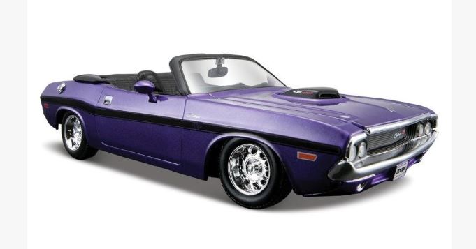 MAISTO 1:24 1970 DODGE CHALLENGER R/T CONVERTIBLE - Toyworld Frankston