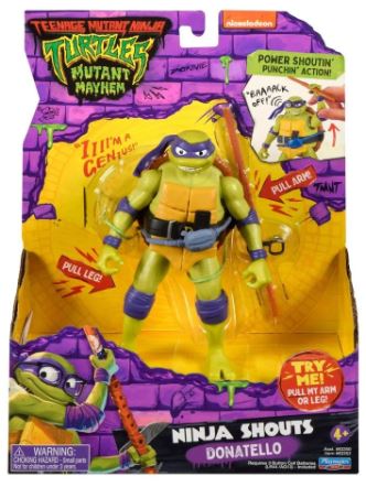 TEENAGE MUTANT NINJA TURTLES - MUTANT MAYHEM - DONATELLO - Toyworld Frankston