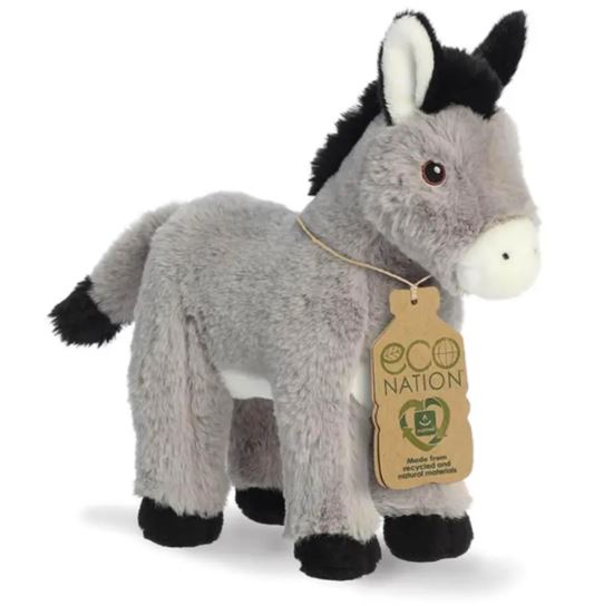 ECO NATION DONKEY SOFT TOY - Toyworld Frankston