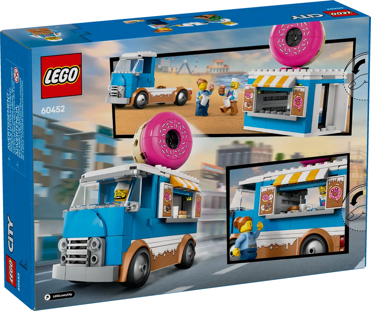 LEGO CITY 60452 DONUT TRUCK - Toyworld Frankston