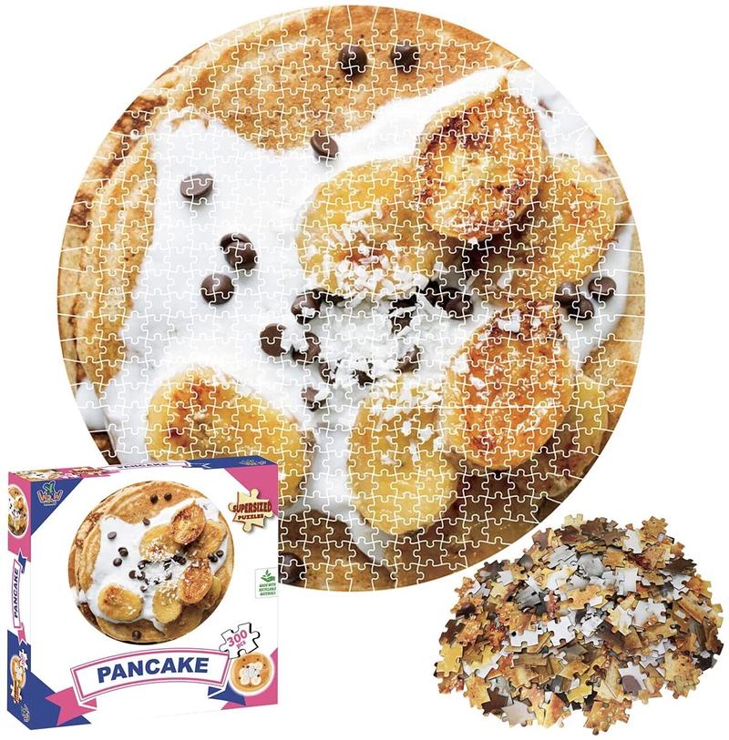SUPERSIZED PUZZLES PANCAKES 300PC - Toyworld Frankston