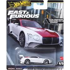 HOT WHEELS PREMIUM FAST & FURIOUS - 2018 BENTLEY CONTINENTAL GT3 - Toyworld Frankston