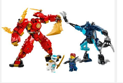 LEGO 71808 NINJAGO - KAIS ELEMENTAL FIRE MECH - Toyworld Frankston